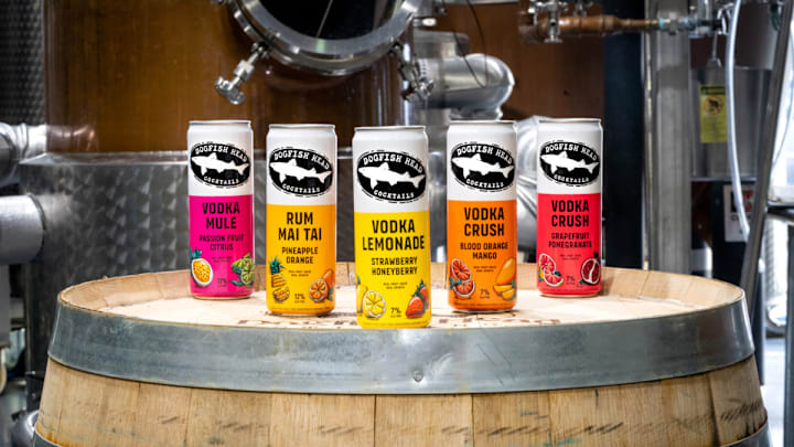 Dogfish Head canned cocktails