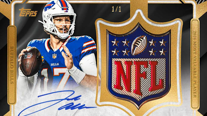 Josh Allen Gold Shield 1/1 Card  