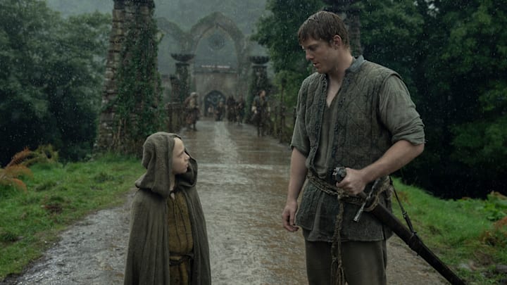 Dexter Sol Ansell (Egg) and Peter Claffey (Dunk) in A Knight of the Seven Kingdoms. Courtesy of Steffan Hill/HBO. Dexter Sol Ansell (Egg) and Peter Claffey (Dunk) in A Knight of the Seven Kingdoms. Courtesy of Steffan Hill/HBO.