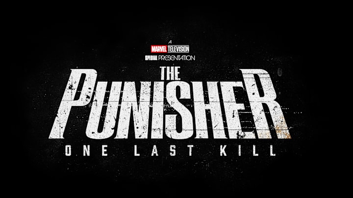 The official logo for Marvel Television's THE PUNISHER: ONE LAST KILL. 