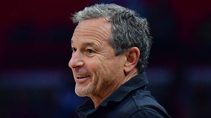 Oct 29, 2023; Los Angeles, California, USA; Disney chief executive officer Bob Iger in attendance as the Los Angeles Clippers play against the San Antonio Spurs during the second half at Crypto.com Arena. Mandatory Credit: Gary A. Vasquez-USA TODAY Sports Oct 29, 2023; Los Angeles, California, USA; Disney chief executive officer Bob Iger in attendance as the Los Angeles Clippers play against the San Antonio Spurs during the second half at Crypto.com Arena. Mandatory Credit: Gary A. Vasquez-USA TODAY Sports
