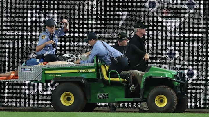 The man who fell onto the field at a Pittsburgh Pirates game has been identified as a former Division II college football player. The man who fell onto the field at a Pittsburgh Pirates game has been identified as a former Division II college football player.