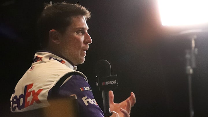 Denny Hamlin is the current favorite to win his fourth Daytona 500 race this weekend. 