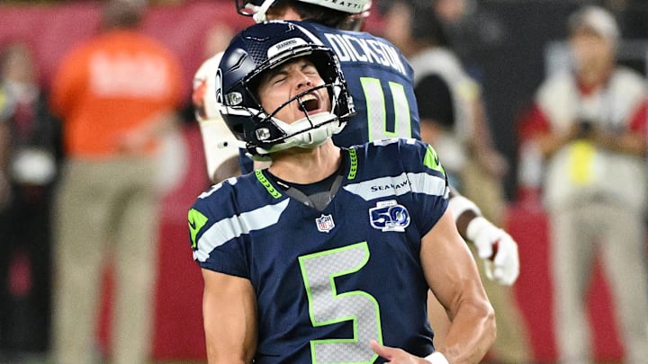 Jason Myers of the Seattle Seahawks Jason Myers of the Seattle Seahawks