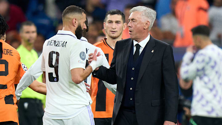 Carlo Ancelotti a évoqué la blessure de Karim Benzema.