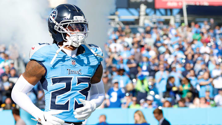 Tennessee Titans' Safety Kevin Winston Jr. vs the Seattle Seahawks Tennessee Titans' Safety Kevin Winston Jr. vs the Seattle Seahawks