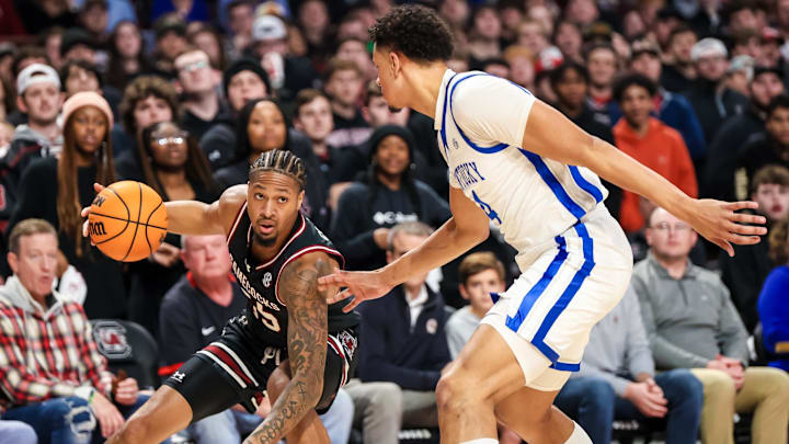 South Carolina basketball point guard Ta'Lon Cooper