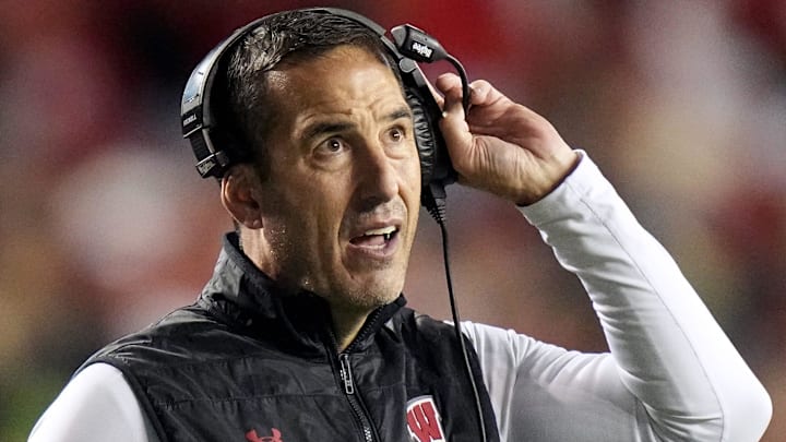 Wisconsin head coach Luke Fickell is shown during the first quarter of their game against Nebraska Saturday, November 18, 2023 at Camp Randall Stadium in Madison, Wisconsin.