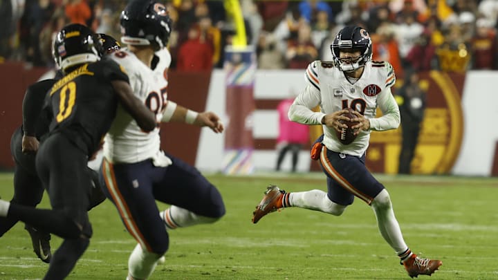 Being more accurate on the move leaving the pocket is Caleb Williams' objective but Ben Johnson sees a need for a different fix.