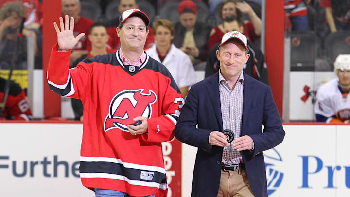New Jersey Devils owners David Blitzer and Josh Harris take the ice: Ed Mulholland-Imagn Images New Jersey Devils owners David Blitzer and Josh Harris take the ice: Ed Mulholland-Imagn Images