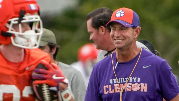 Clemson head coach Dabo Swinney's word for the season is "one", marking a game-by-game mentality as well as taking situations slowly. 
