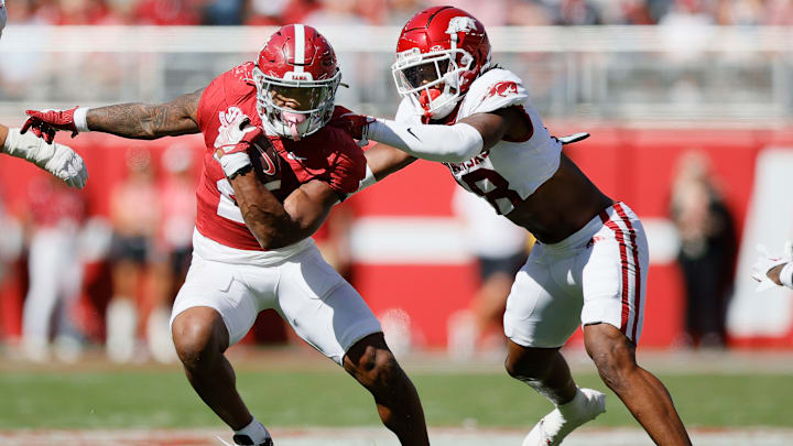 Jase McClellan, TJ Metcalf, Alabama Crimson Tide, Arkansas Razorbacks