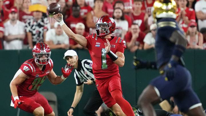 University of Wisconsin quarterback Colton Joseph. University of Wisconsin quarterback Colton Joseph.