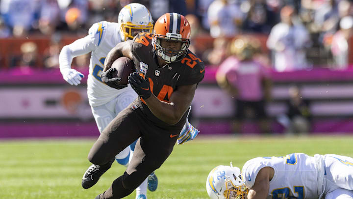 Cleveland Browns running back Nick Chubb.