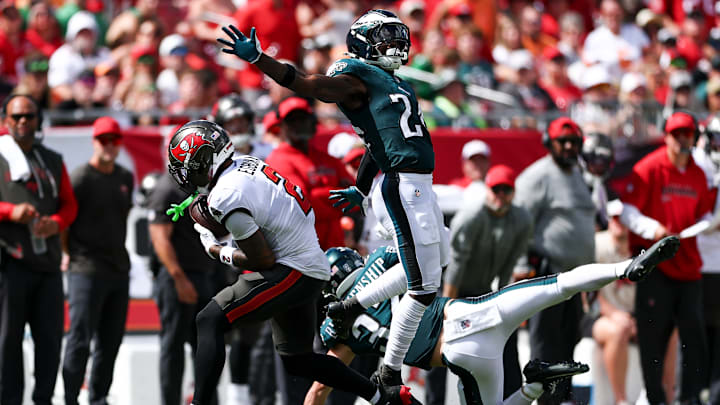 Philadelphia Eagles rookie safety Andrew Mukuba