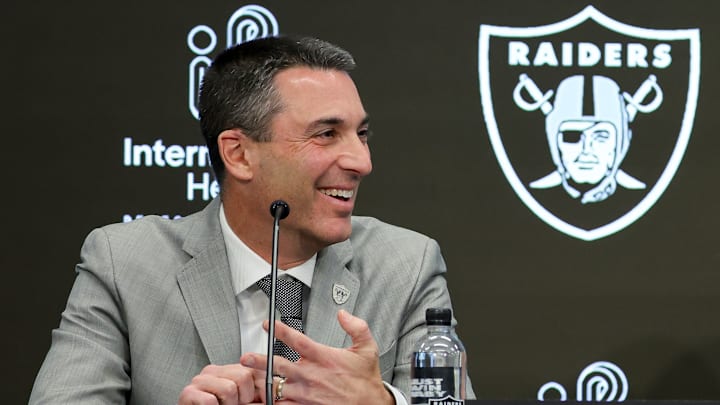 Las Vegas Raiders Introduce Antonio Pierce As Head Coach, Tom Telesco As General Manager