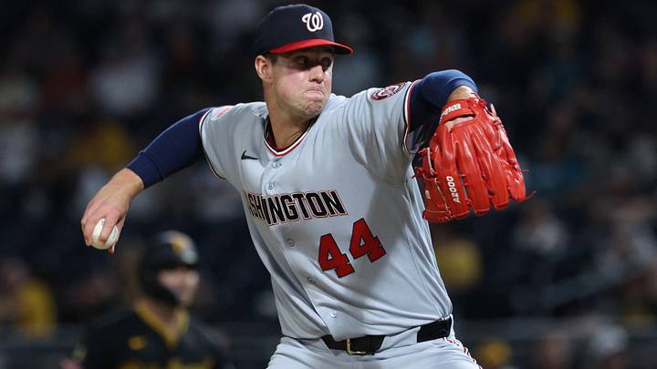 Washington Nationals relief pitcher Jackson Rutledge Washington Nationals relief pitcher Jackson Rutledge