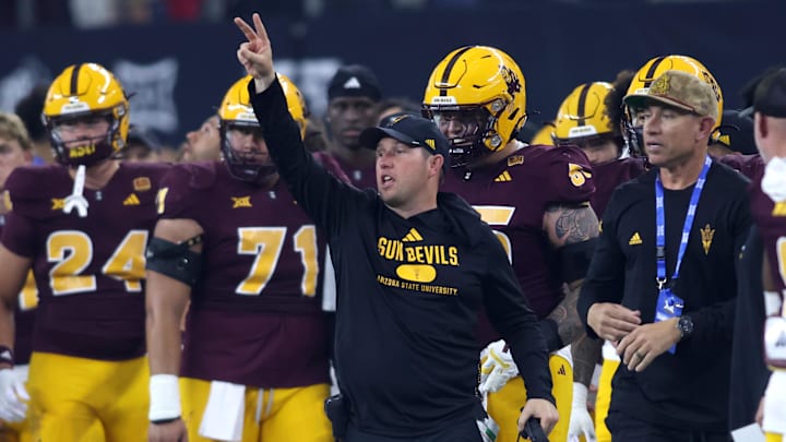 Arizona State Sun Devils head coach Kenny Dillingham. Arizona State Sun Devils head coach Kenny Dillingham.