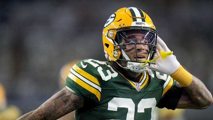 Green Bay Packers cornerback Jaire Alexander (23).