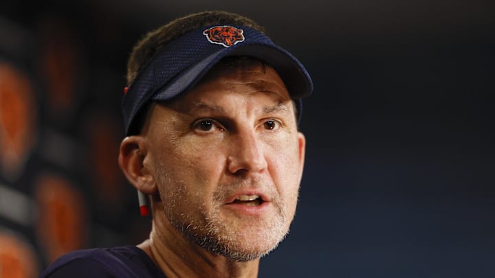 Chicago Bears defensive coordinator Dennis Allen