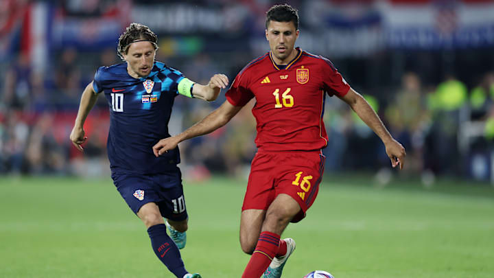 Spanien gegen Kroatien