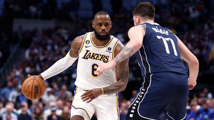 Lakers F LeBron James, Dallas Mavericks G Luka Doncic