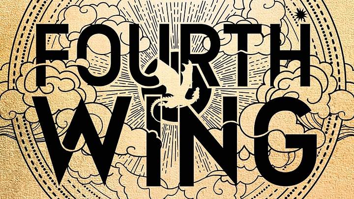 Fourth Wing by Rebecca Yarros book cover. 