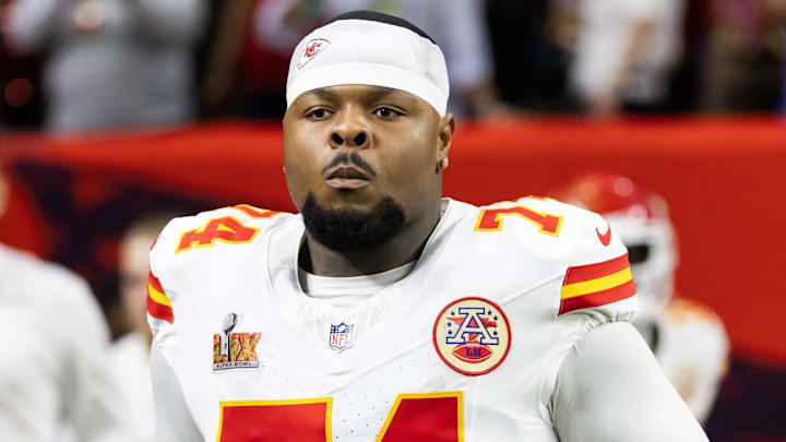 Kansas City Chiefs offensive tackle Jawaan Taylor 