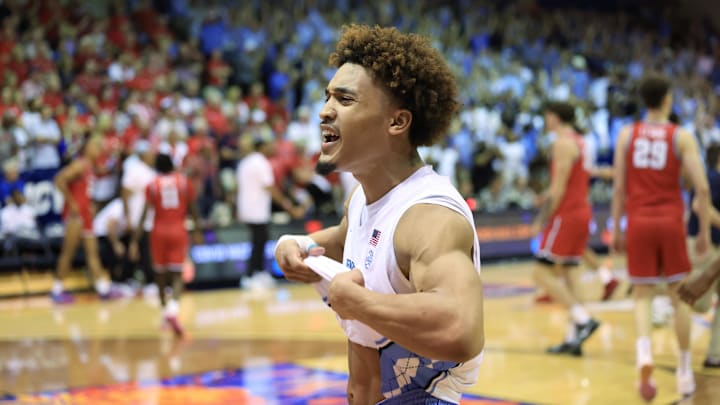 UNC basketball guard Seth Trimble versus the Dayton Flyers UNC basketball guard Seth Trimble versus the Dayton Flyers