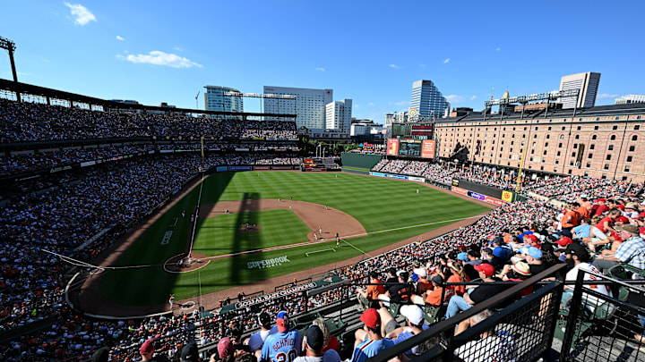 Phillies fans filling up Oriole Park at Camden Yards