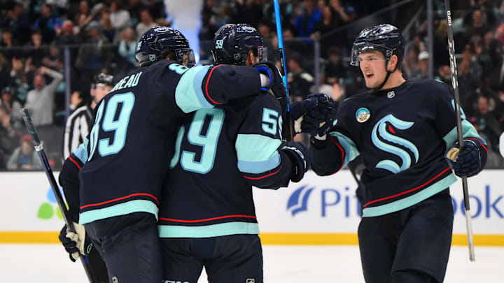 The Kraken are home favorites against the Blues The Kraken are home favorites against the Blues