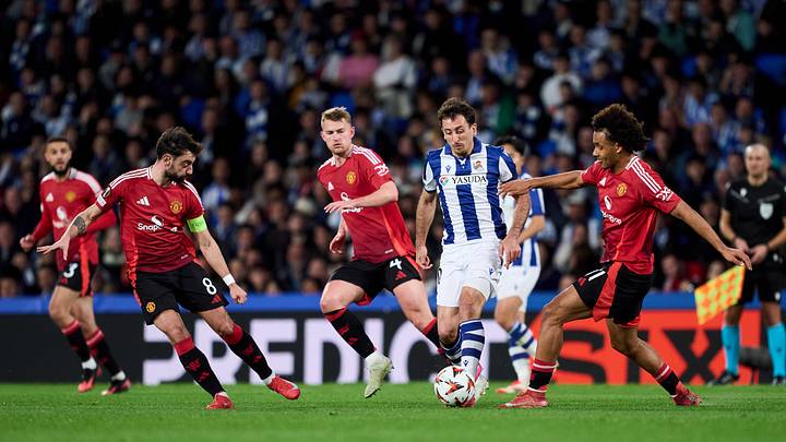 Real Sociedad de Futbol v Manchester United - UEFA Europa League 2024/25 Round of 16 First Leg Real Sociedad de Futbol v Manchester United - UEFA Europa League 2024/25 Round of 16 First Leg