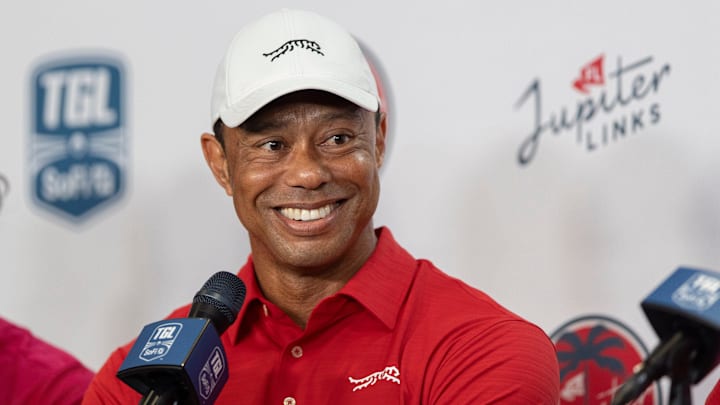 Golf legend Tiger Woods will have a variety of intriguing inserts and autographs in Upper Deck's 2026 golf set.