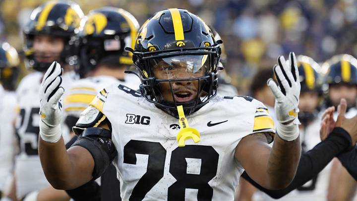 Iowa running back Kamari Moulton and the Hawkeyes scored a huge Big Ten win over Michigan in Week 4. Iowa running back Kamari Moulton and the Hawkeyes scored a huge Big Ten win over Michigan in Week 4.