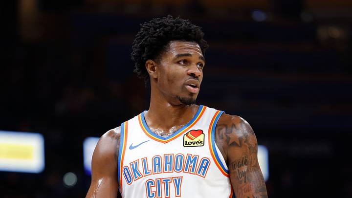 Oct 13, 2026; Oklahoma City, Oklahoma, USA; Oklahoma City Thunder guard Otega Oweh (13) stands on the court against the Indiana Pacers during the second half at Paycom Center. Mandatory Credit: Alonzo Adams-Imagn Images Oct 13, 2026; Oklahoma City, Oklahoma, USA; Oklahoma City Thunder guard Otega Oweh (13) stands on the court against the Indiana Pacers during the second half at Paycom Center. Mandatory Credit: Alonzo Adams-Imagn Images