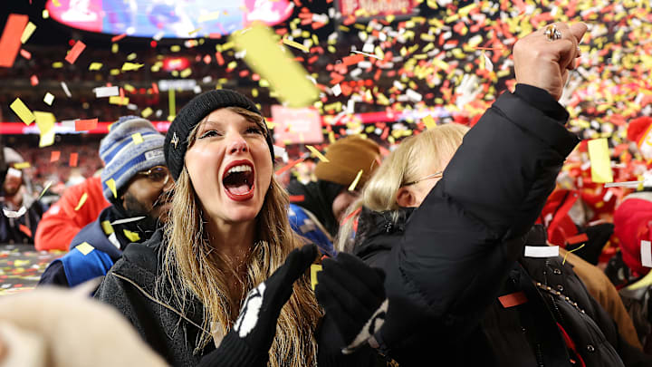 Taylor Swift at a Kansas City Chiefs game