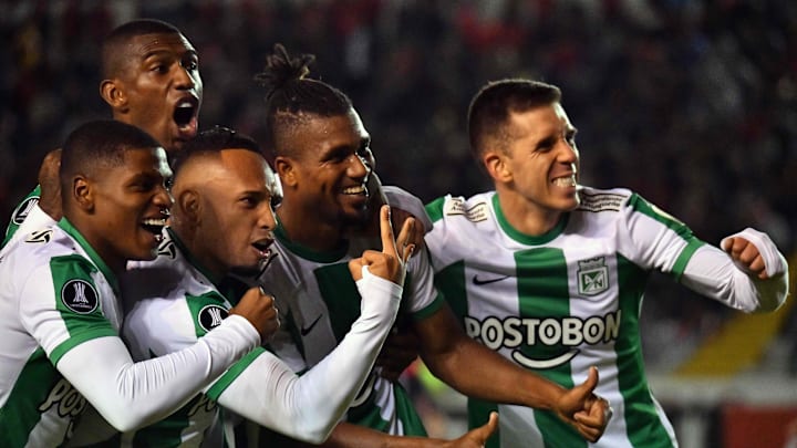 Jugadores de Atlético Nacional.