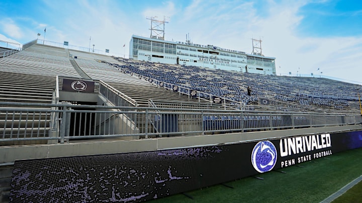 A general view of Beaver Stadium prior to the game between the Washington Huskies and the Penn State Nittany Lions.