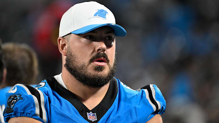 Carolina Panthers center Austin Corbett.