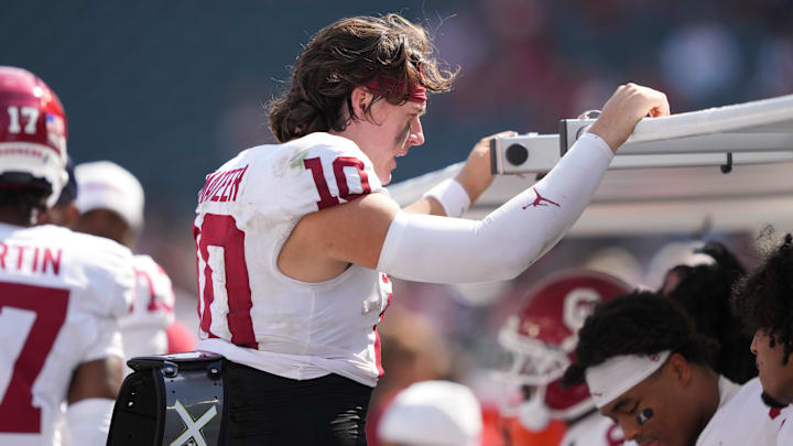 John Mateer has a rushing touchdown and passing touchdown in nine consecutive games. Can he keep that streak alive Saturday vs. Auburn?