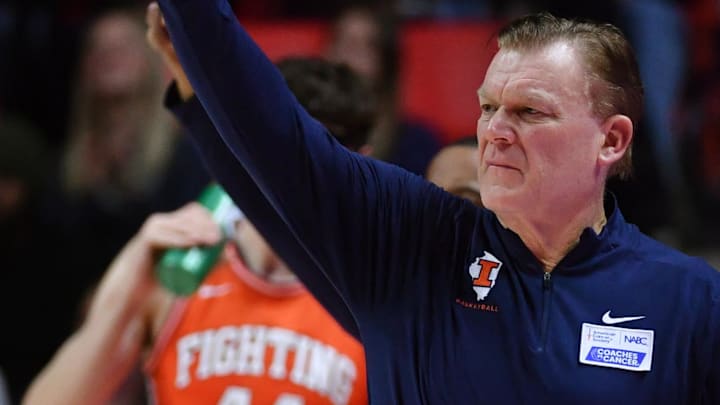 Illinois Fighting Illini head coach Brad Underwood Illinois Fighting Illini head coach Brad Underwood