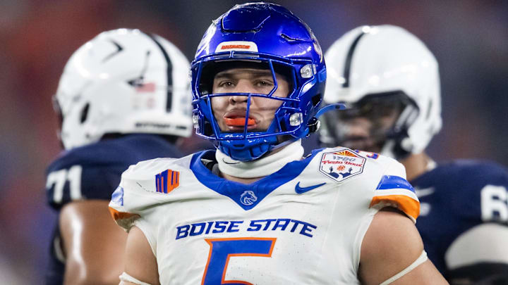 Boise State Broncos edge rusher Jayden Virgin-Morgan.