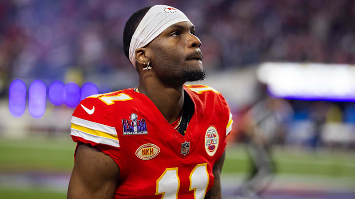 WR Marquez Valdes-Scantling is one of four former Chiefs who still can't find a job in free agency. 