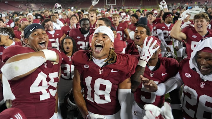 Stanford beat Boston College for its first win Stanford beat Boston College for its first win