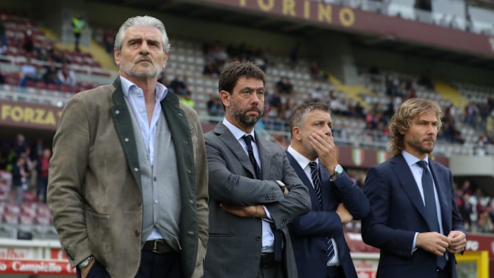 Maurizio Arrivabene, Andrea Agnelli, Federico Cherubini, Pavel Nedved Maurizio Arrivabene, Andrea Agnelli, Federico Cherubini, Pavel Nedved