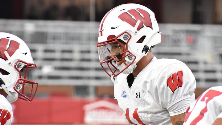 Wisconsin WR Kash Brock. Wisconsin WR Kash Brock.