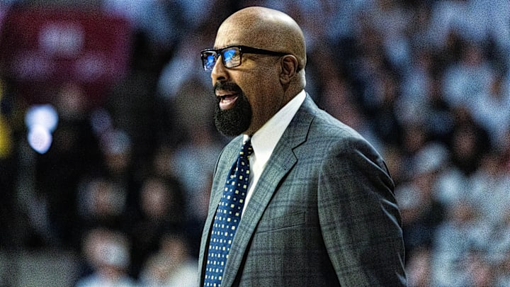 Indiana Head Coach's Mike Woodson tries to bring the team together before the play - January 5, 2025