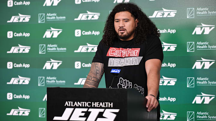 NY Jets defensive tackle Jay Tufele