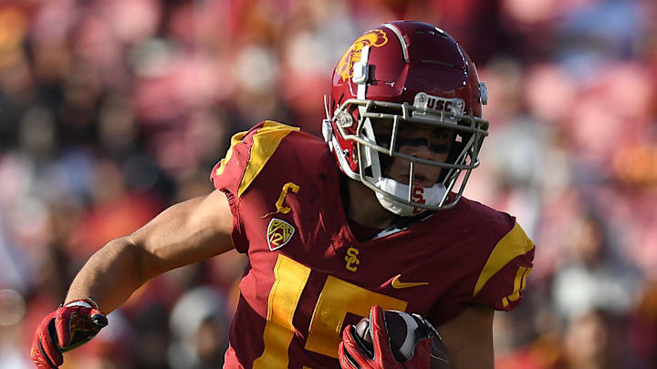 Oct 30, 2021; Los Angeles, California, USA; Drake London, USC Football