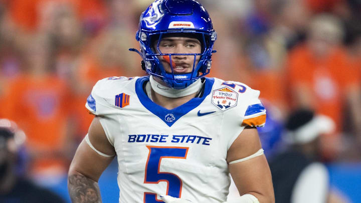 Boise State Broncos edge rusher Jayden Virgin-Morgan.